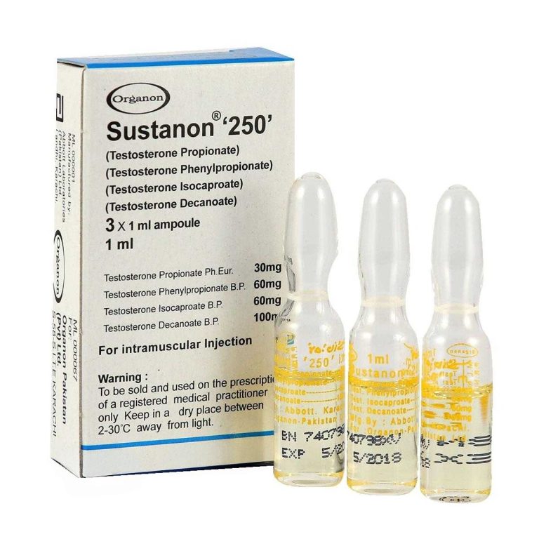 Sustanon 250, 250mg/ml 3 ампулы УПАКОВКУ Сустанон Organon Профарм